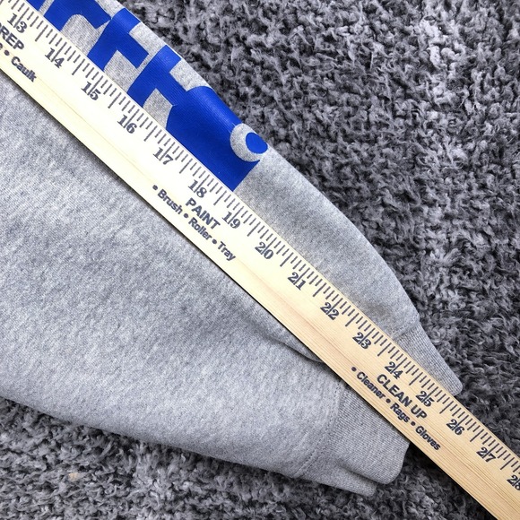 Carhartt Hoodie Mens 3XL Gray Graphic Fleece Pullover Loose Fit Sleeve Logo - Picture 5 of 9